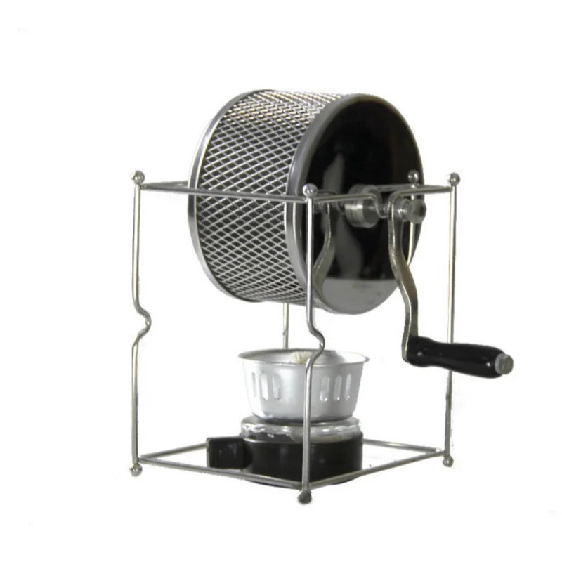 Manual Handheld Coffee Bean Roaster – Small Stainless Steel Roasting Machine for Home Use