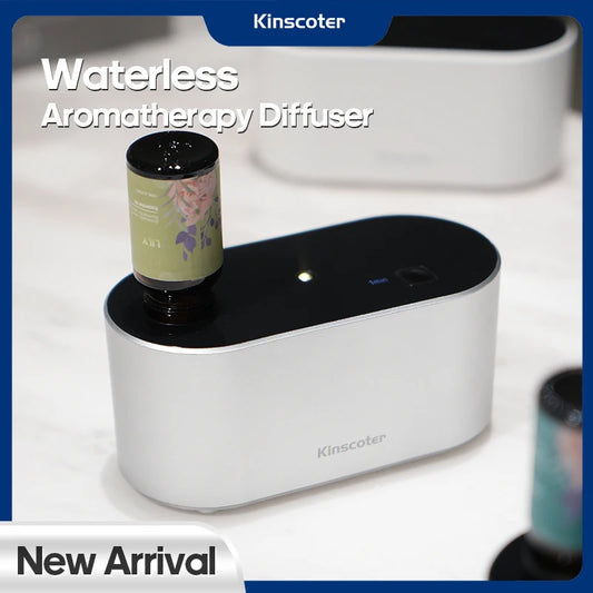 KINSCOTER Premium Portable Waterless Aroma Diffuser – Compact Essential Oil Nebulizer, Perfect for Gifting